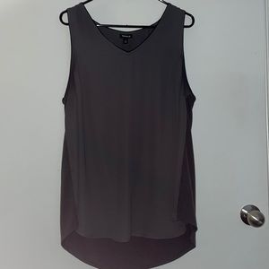 Torrid size 1 gray high-low tank. Back is cotton front is flowy.